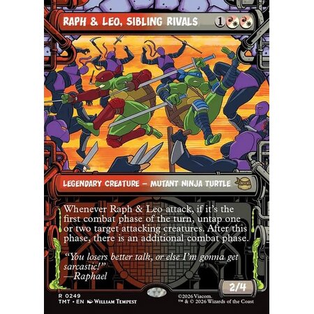 Raph & Leo, Sibling Rivals - Foil