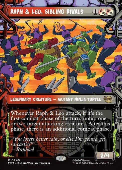 Raph & Leo, Sibling Rivals - Foil