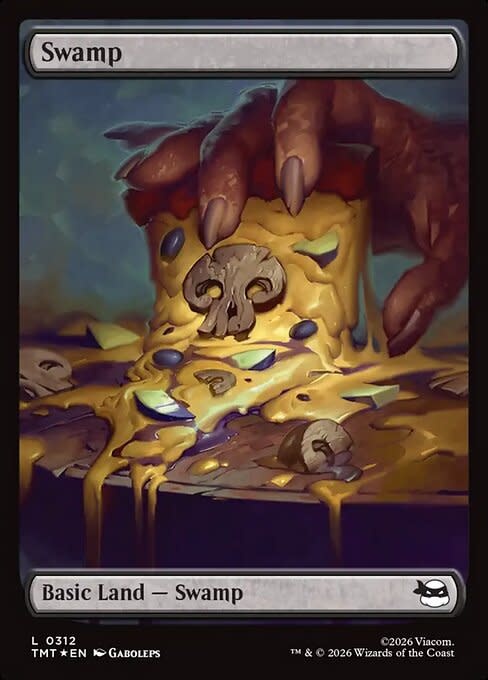 Swamp (312) Full Art - Surge Foil