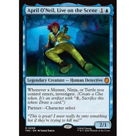 April O'Neil, Live on the Scene