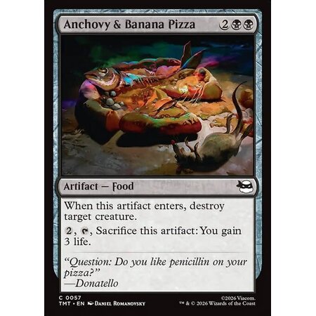 Anchovy & Banana Pizza