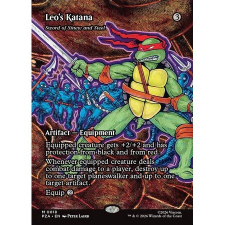 Sword of Sinew and Steel (Leo's Katana) - Foil