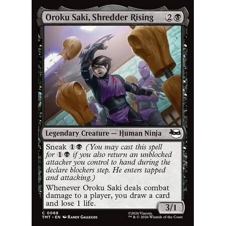 Oroku Saki, Shredder Rising - Foil