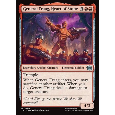 General Traag, Heart of Stone - Foil