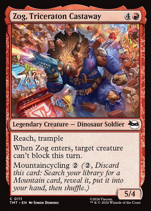 Zog, Triceraton Castaway - Foil