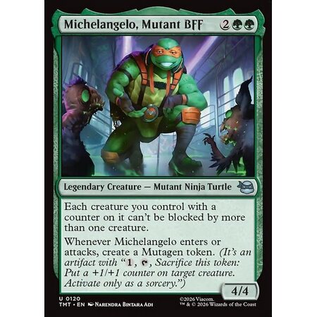 Michelangelo, Mutant BFF - Foil
