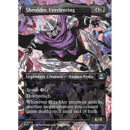 Shredder, Unrelenting - Foil