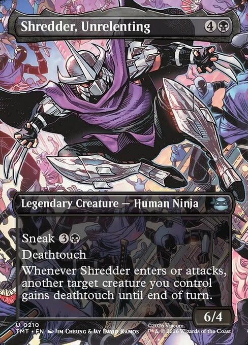 Shredder, Unrelenting - Foil