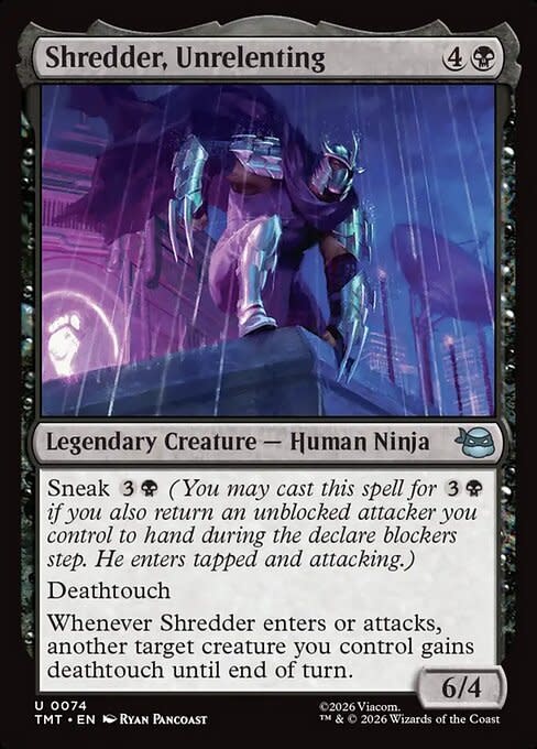 Shredder, Unrelenting - Foil