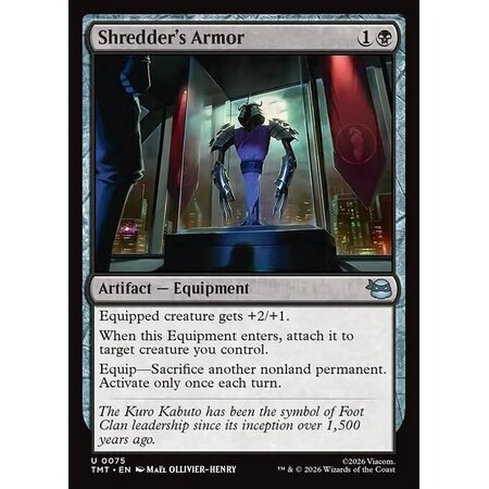 Shredder's Armor - Foil