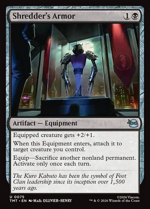 Shredder's Armor - Foil