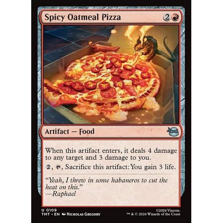 Spicy Oatmeal Pizza - Foil