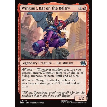 Wingnut, Bat on the Belfry - Foil
