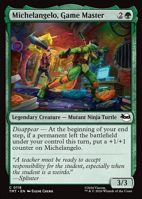 Michelangelo, Game Master - Foil