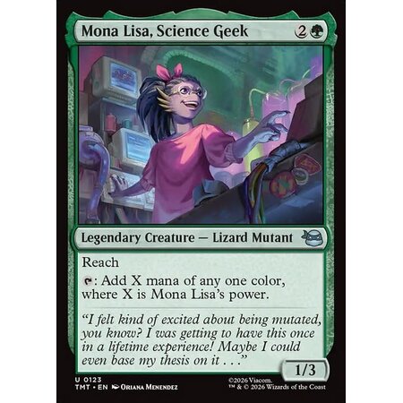 Mona Lisa, Science Geek - Foil