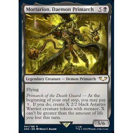 Mortarion, Daemon Primarch