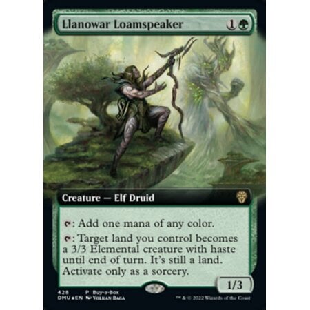 Llanowar Loamspeaker - Foil - Buy a Box Promo