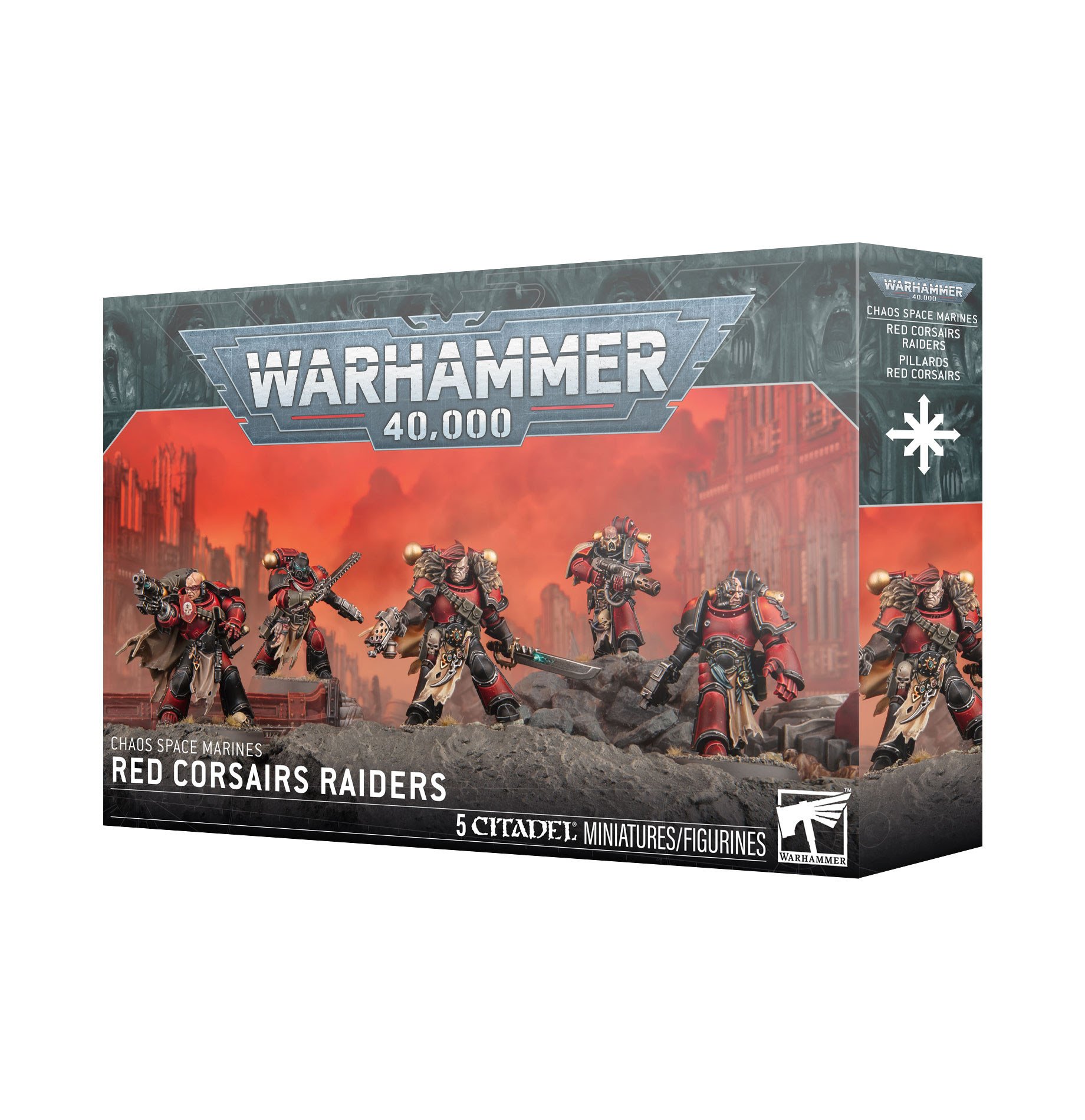 PREORDER - Warhammer 40,000: Chaos Space Marines - Red Corsairs Raiders