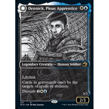 Dennick, Pious Apprentice // Dennick, Pious Apparition - Foil