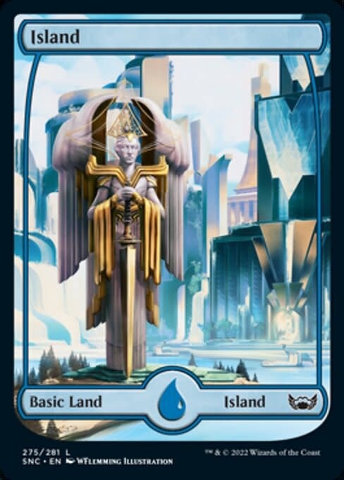 Island (275) - Full Art - Foil