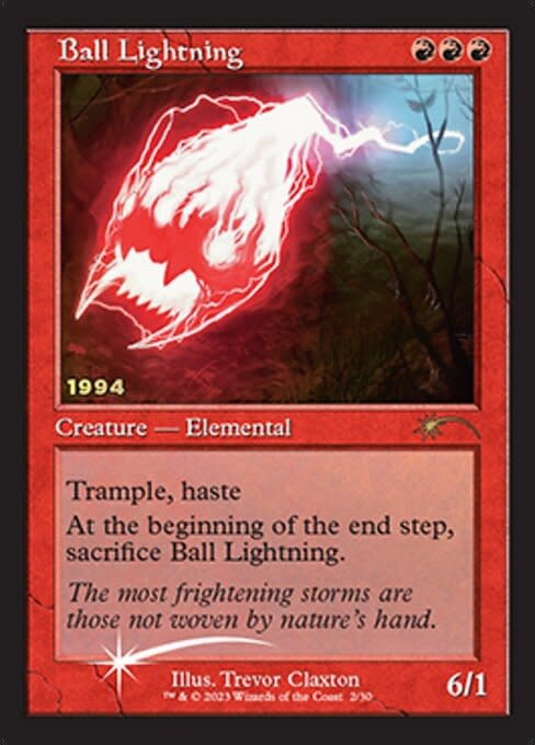 Ball Lightning - Foil - 30th Anniversary Promo