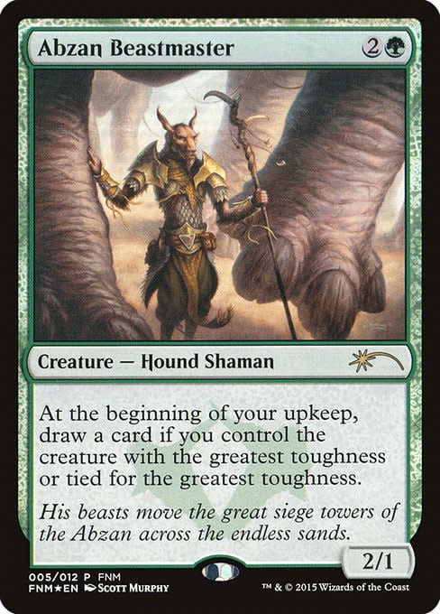 Abzan Beastmaster - Foil - FNM Promo