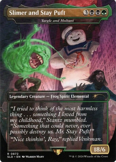 Yargle and Multani (Slimer and Stay Puft) - Foil