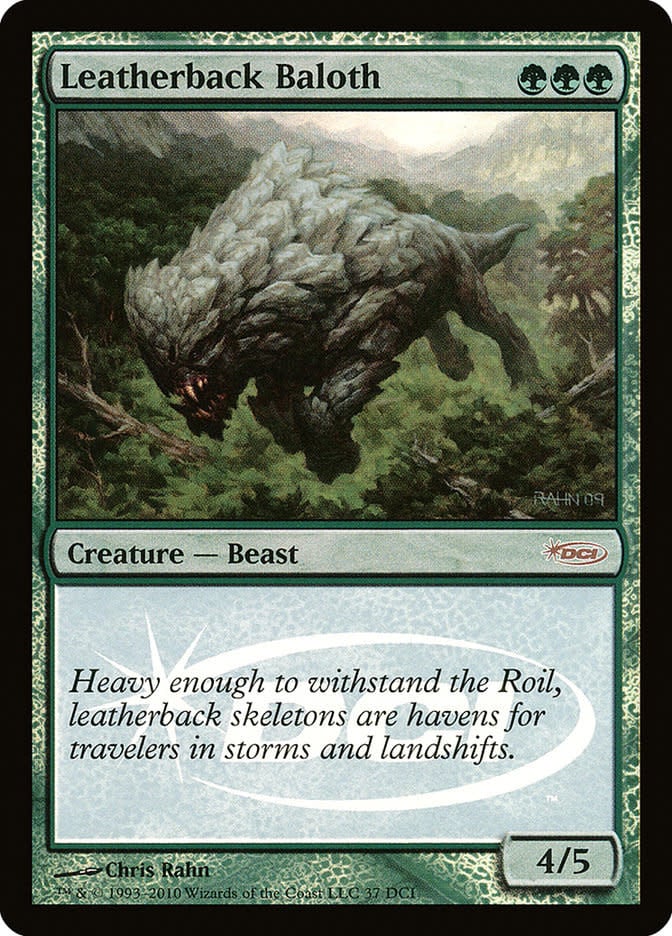 Leatherback Baloth - Foil - WPN Promo