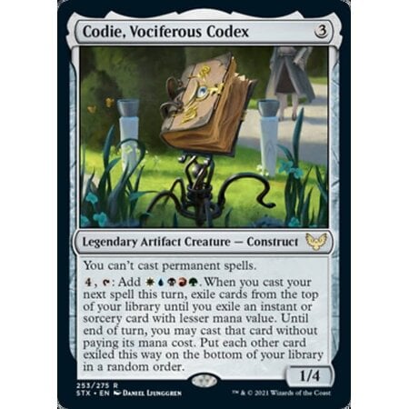 Codie, Vociferous Codex
