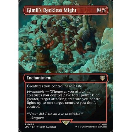 Gimli's Reckless Might