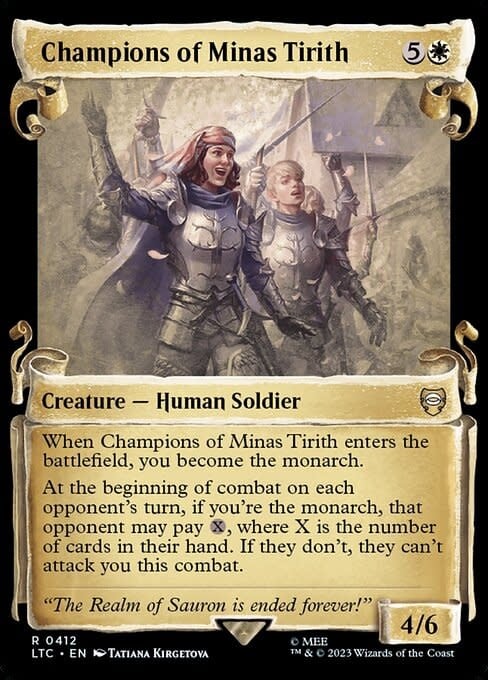 Champions of Minas Tirith - Silver Foil