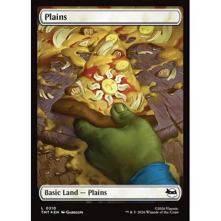 Plains (310) Full Art - Surge Foil