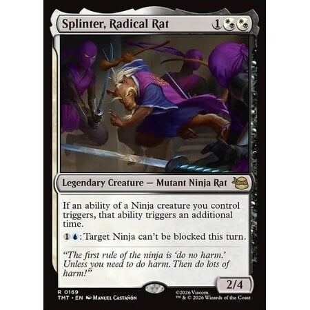 Splinter, Radical Rat - Foil
