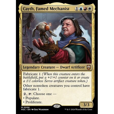 Cayth, Famed Mechanist