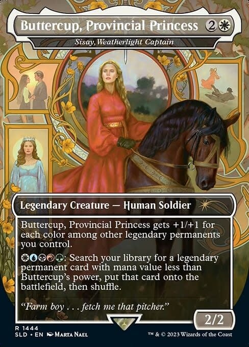 Sisay, Weatherlight Captain (1444 - Buttercup, Provincial Princess)