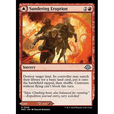 Sundering Eruption - Foil