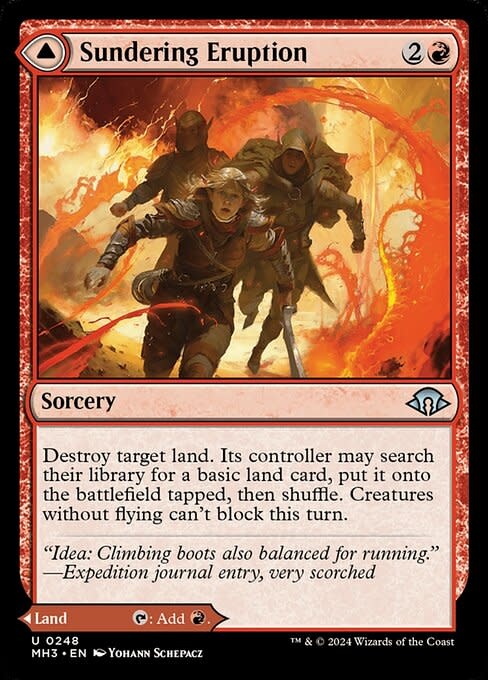 Sundering Eruption - Foil