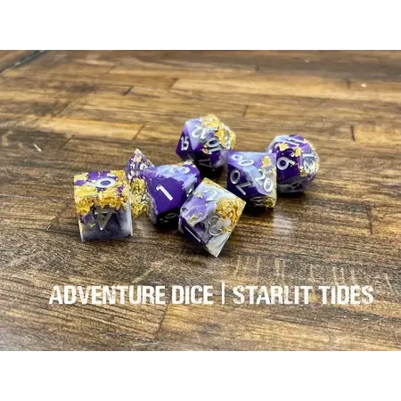 Sharp-Edge Resin RPG Set - Starlit Tides