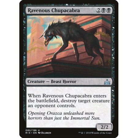 Ravenous Chupacabra
