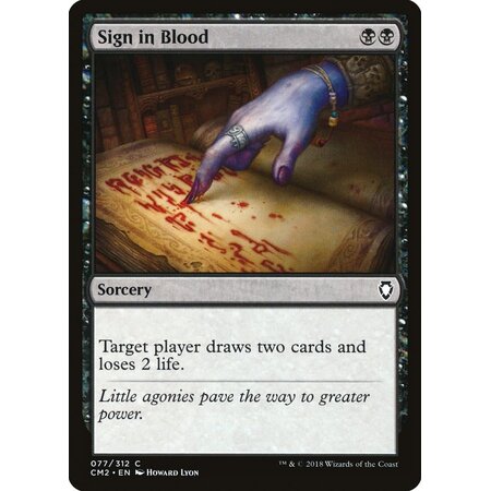 Sign in Blood