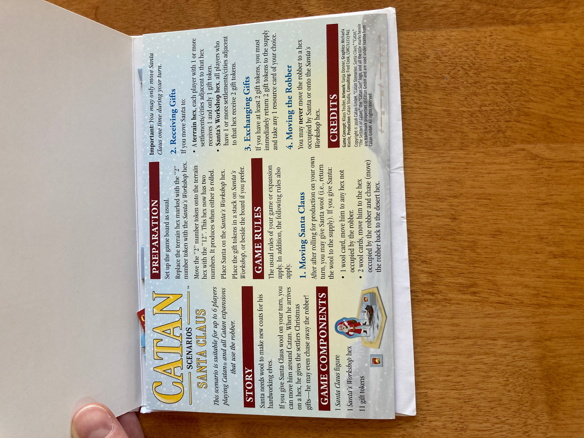 Settlers of Catan + Santa Claus Scenario