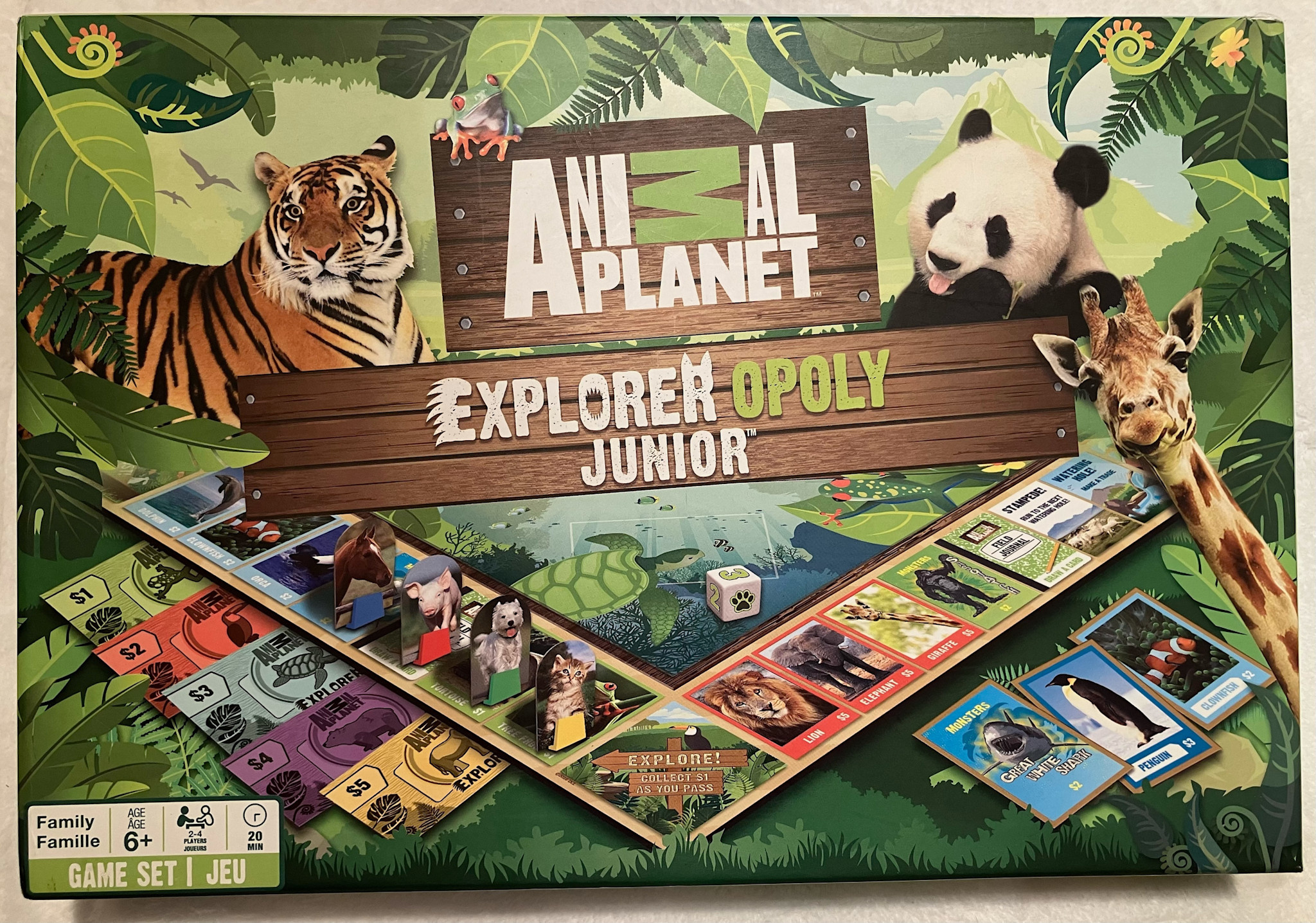 Animal Planet Explorer-opoly Junior Game