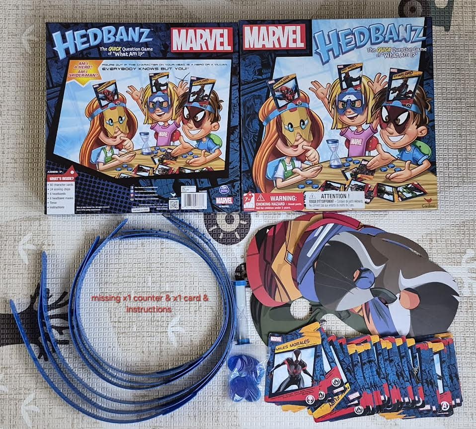 Hedbanz Marvel Version