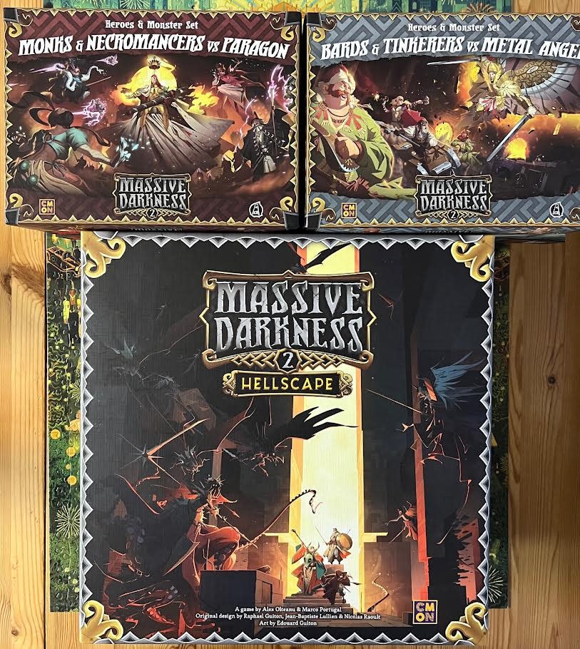 Massive Darkness 2 + 2 character expansions