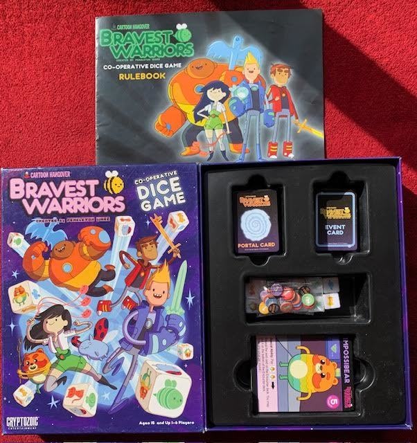 Bravest Warriors Co-operative Dice Game