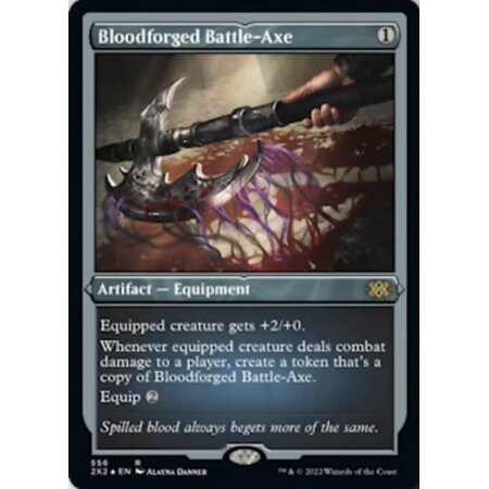 Bloodforged Battle-Axe - Foil Etched