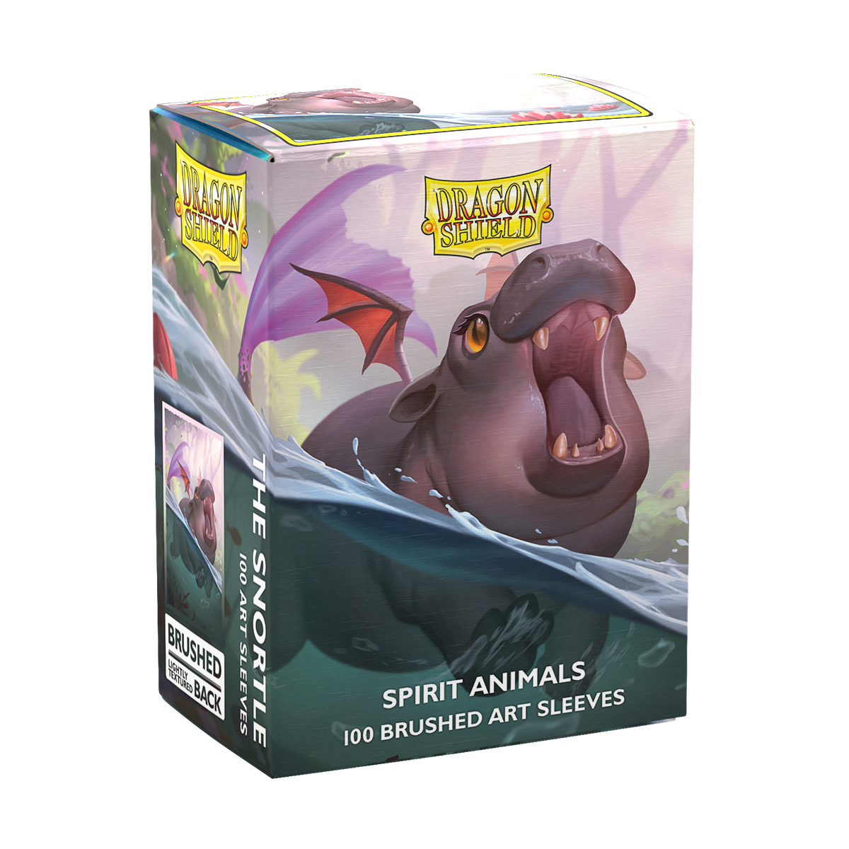 Dragon Shield - 63mm X 88mm - Brushed Art - The Snortle