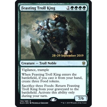 Feasting Troll King - Foil - Prerelease Promo