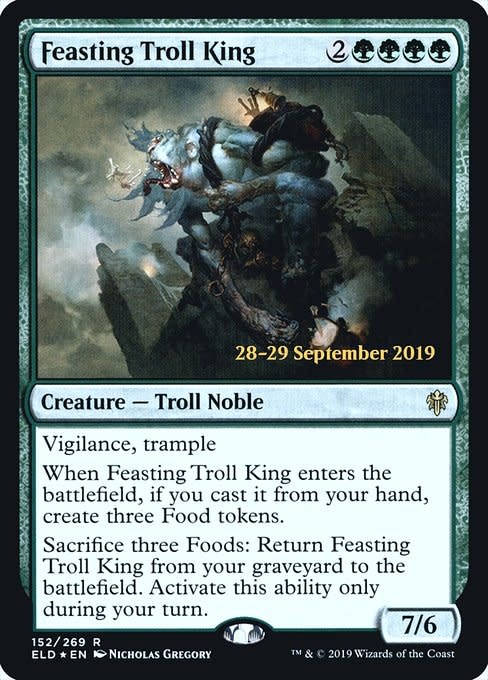 Feasting Troll King - Foil - Prerelease Promo