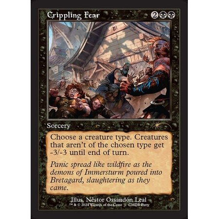 Crippling Fear - Foil - Commander Party Promo